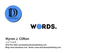 Author, Myron J. Clifton Digital Business Card